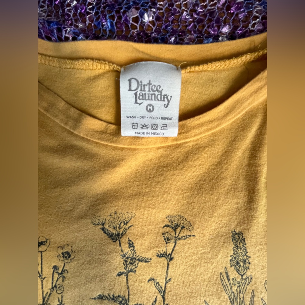 Yellow Graphic Tee - Picture 2 of 5
